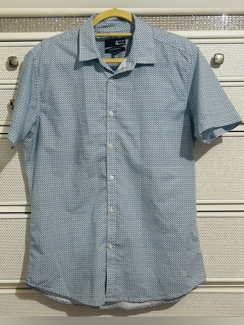 Mercer & Spring Tailors & Outfitters short-sleeve button-down shirt.